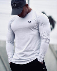 New Long Sleeve T Shirt Sport Men Gym Shirt Quick Dry Gym Fitness Training Running T Shirt Men Workout T-Shirt Bodybuilding Tops