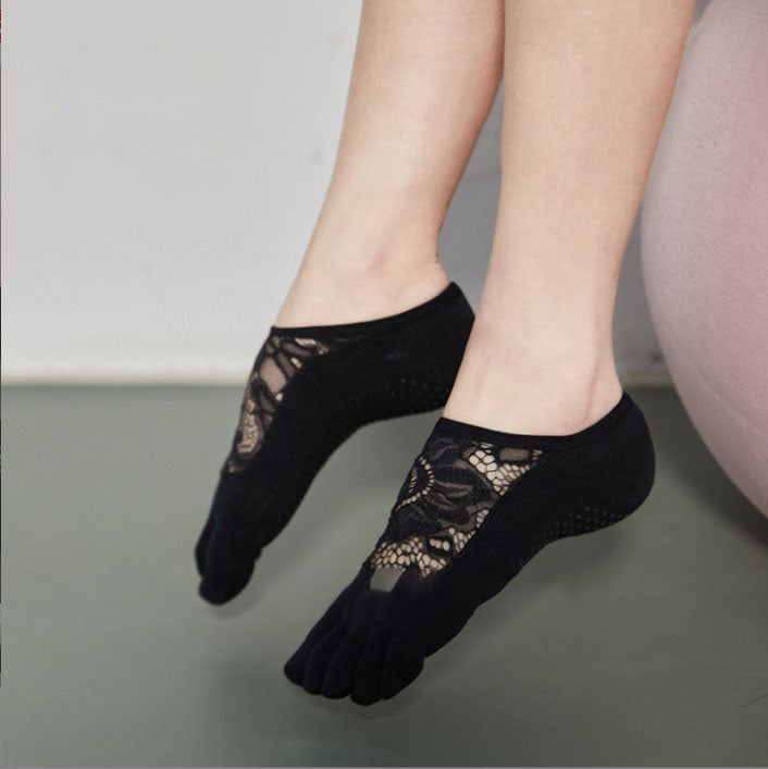 Summer Full Toe Socks Toe Five Fingers Yoga Lace Dance Socks